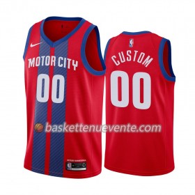 Maillot Basket Detroit Pistons Personnalisé 2019-20 Nike City Edition Swingman - Homme